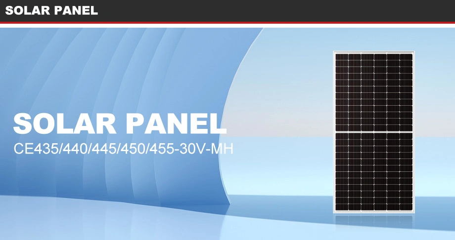 Chisage 450 Watt High Efficiency Half Cut PV Mono Panel with Solar Cells for Inverter Solar