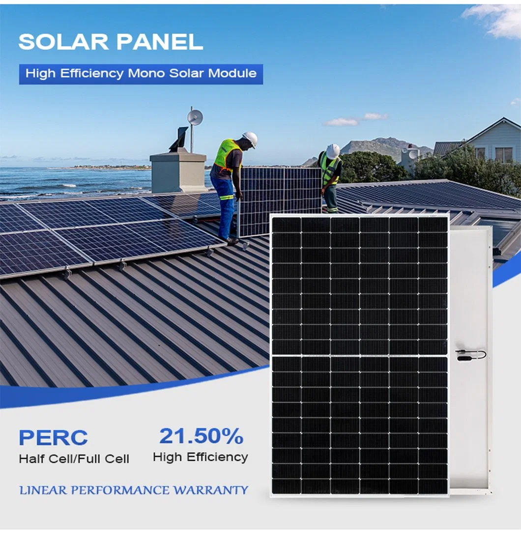 Warehouse Solar Paneles Solares 450 Watts 500W Solar Panels Monocrystalline