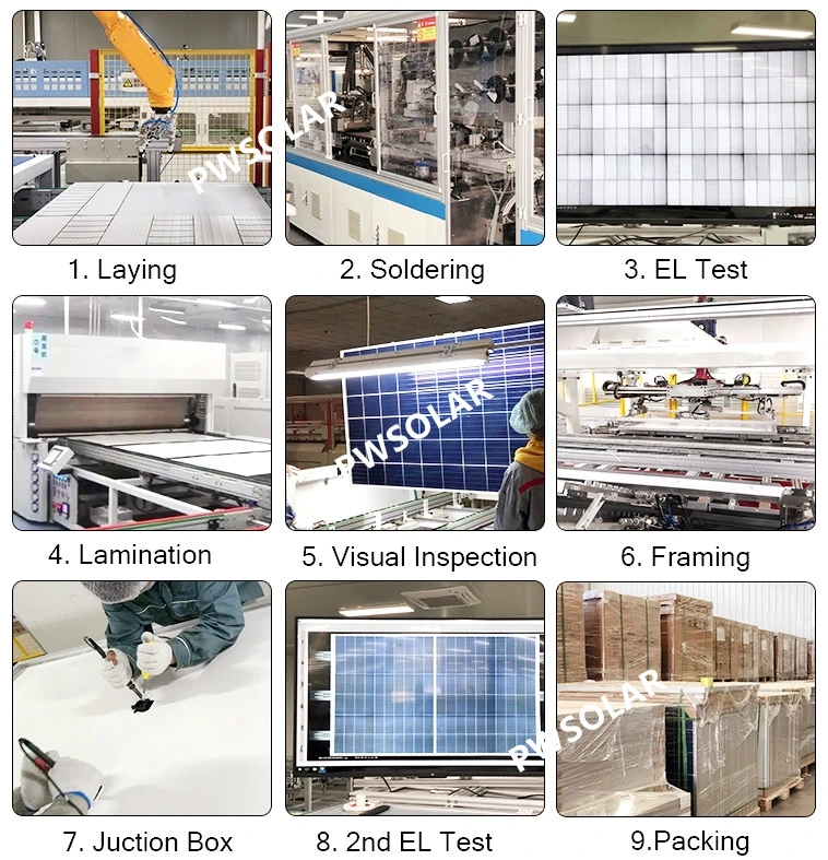 Hot Sale Photovoltaic Power Station 410W 430W Solar Panels 450 Watt Solar Panel Solar Energy System