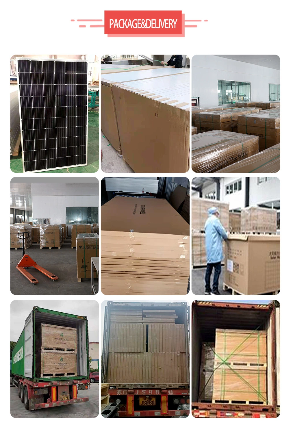 Tier 1 Mono Monocrystalline PV Module N Type 450W 500W 550W 580W 660W Solar Power Energy Panel for Home Rooftop and Industry Solar System