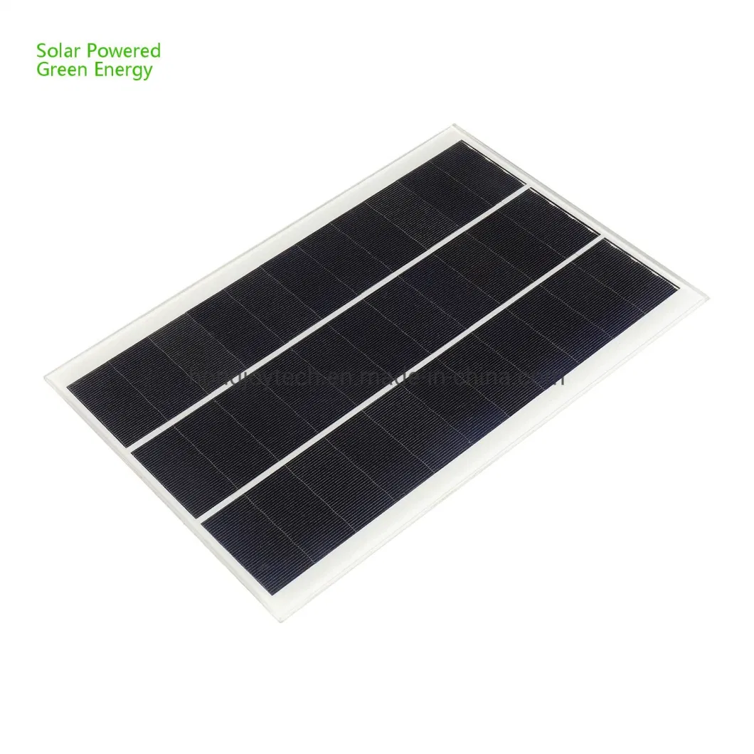 Waterproof Mini PV Module 7W 6W 1W 2W 2.8W 1.45W 3W 5W 10W 5V 6V 9V 12V 18V Pet ETFE Glass Small Laminated Photovoltaic Silicon Cell Irregular Shape Solar Panel