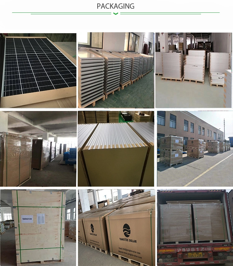 700W Biggest Power 25 Years Warranty Half Cell PV Solar Power System Monocrystalline Solar Panel Together with Solar Battery Bank TUV CE ISO IEC