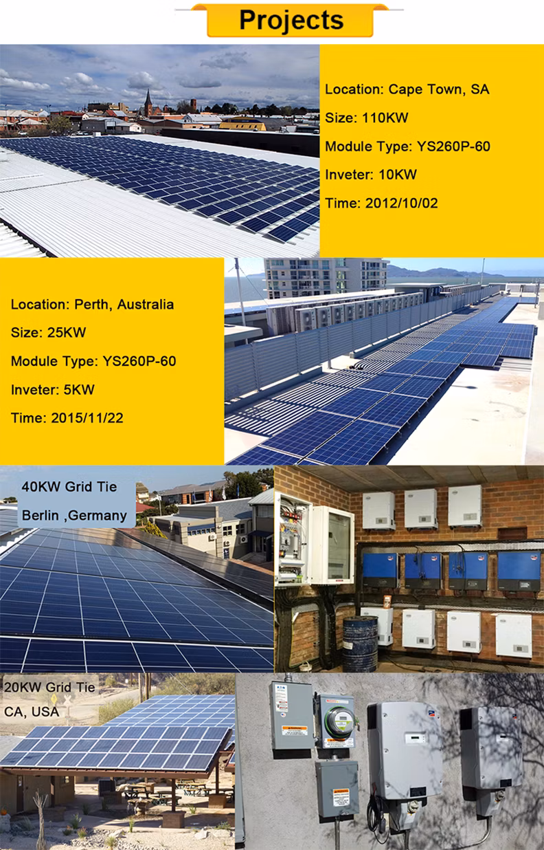 Packed by Pallet of Mono Solar Panel 380W Tile Roof Panel Solar