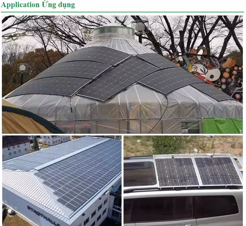 High Efficiency CIGS 75W Flexible Solar Panel Thin Film