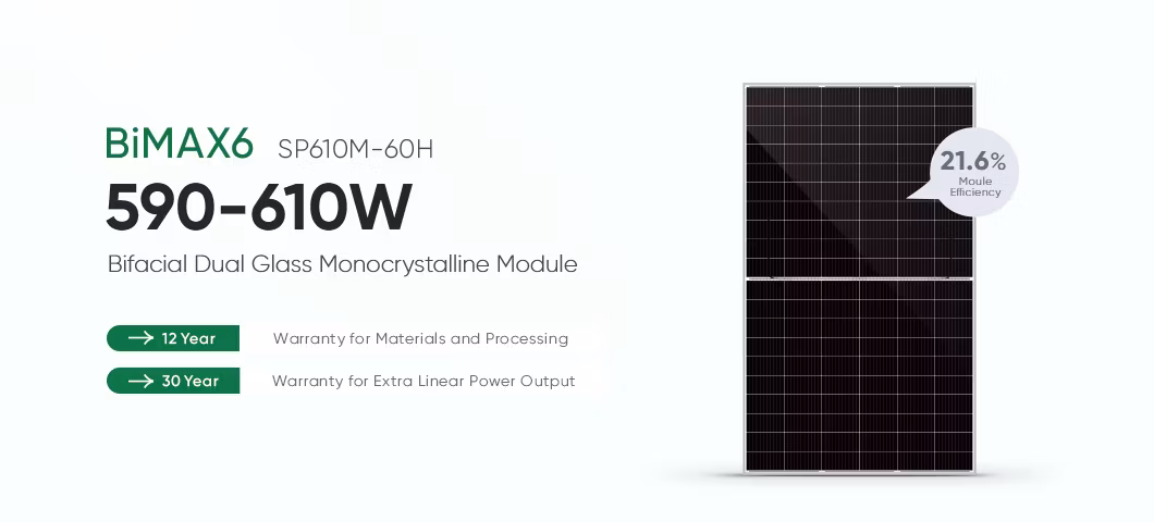 Sunpal Monocrystalline Solar Module 670watt 665watt 610W 600W 590W