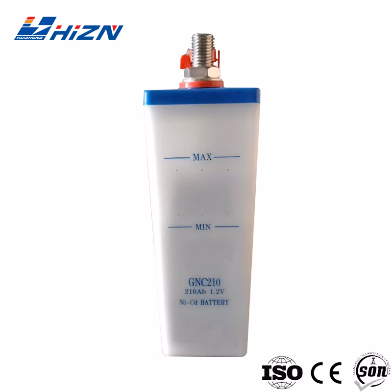 Huizhong Power Ni-CD Rechargeable Battery Gnc210 Nickel Cadmium Battery Kpx 210