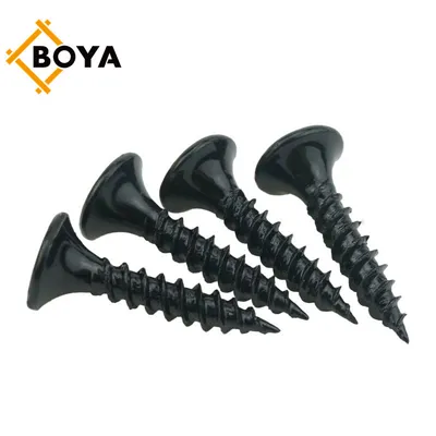 3.5X25mm C1022 Bugle Head Black Phosphated Zinc Plated Drywall <a href='/screw/'>Screw</a>/Tornillos