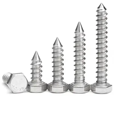 Stainless Steel SS304 SS316 Half Thread Full Thread Wood <a href='/screw/'>Screw</a> Lag Screw Self-Tapping Screw