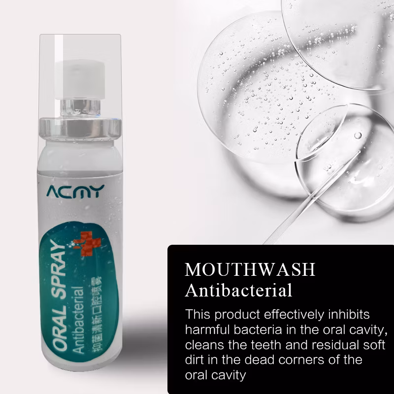 Anti-Sensitive Anti-Cavity Anti-Bacterial Dental Supplies Teeth Whitening Spray Mouthwash with Good Price