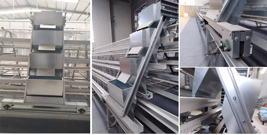 a Type Automatic Feeding Chicken Cage for Chicken Farm with Water Supply System Poultry Battery Cage for Sale