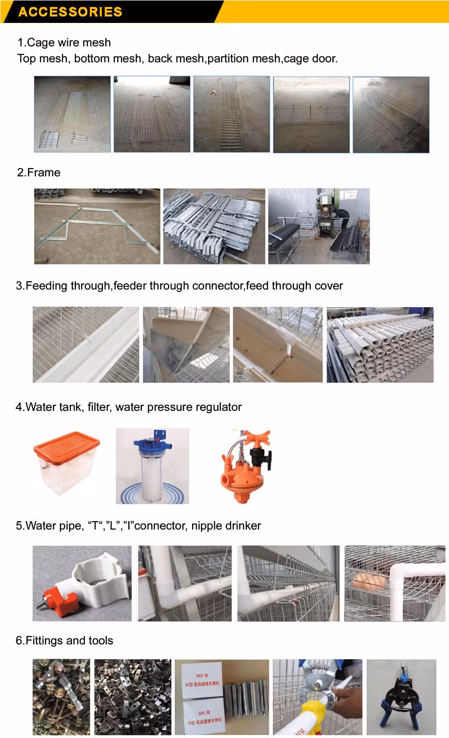 a Type Automatic Feeding Chicken Cage for Chicken Farm with Water Supply System Poultry Battery Cage for Sale