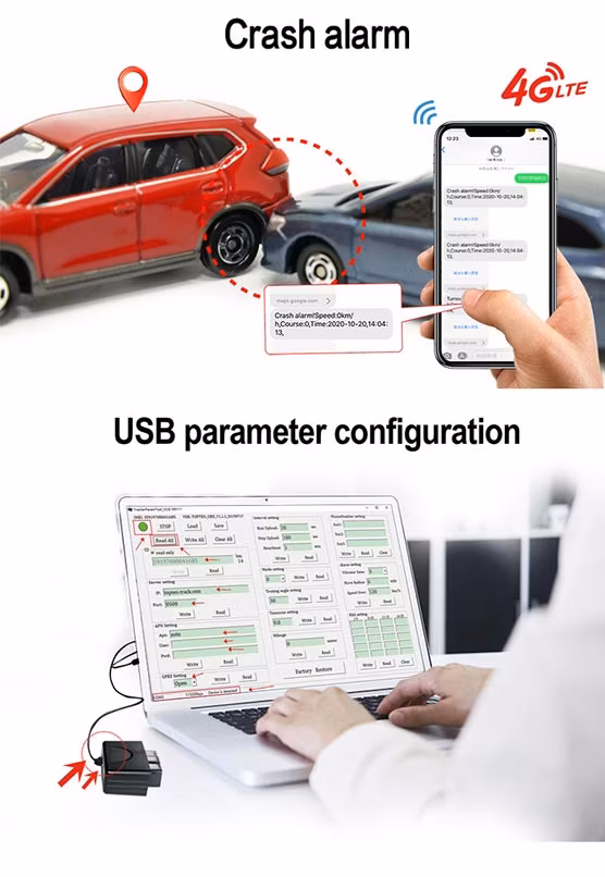 4G Car Locator Tracking System with Remote Control, Stop The Car-Ef