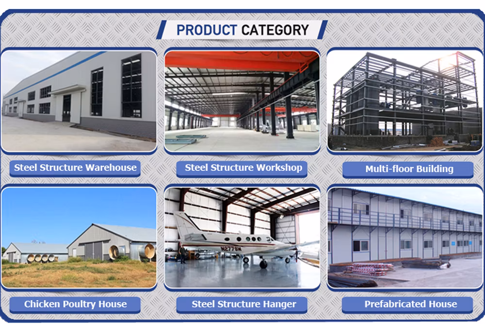 Prefab Steel Structure Chicken House Building Broiler Poultry Farm Shed