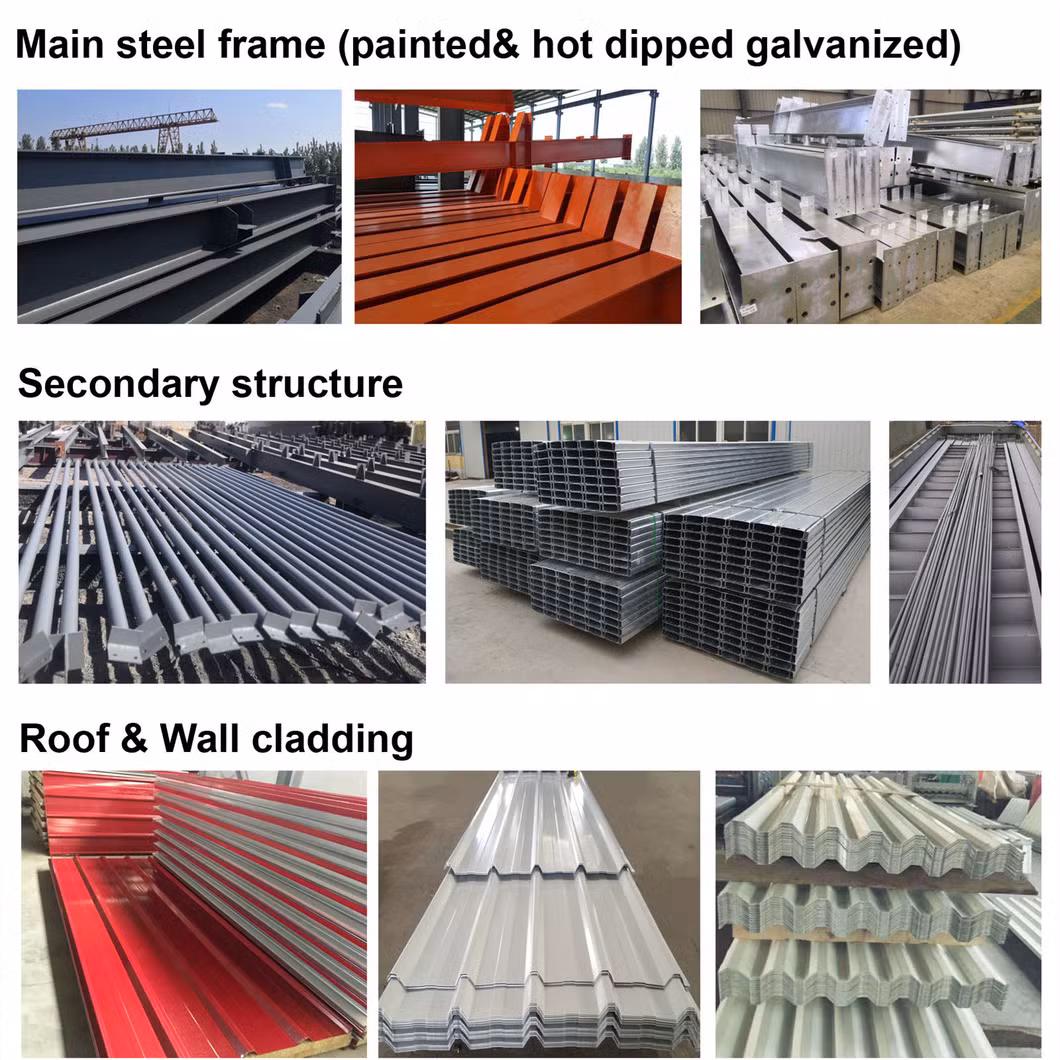China Factory Supply Steel Frame Chicken Shed/House Building Prefab Poultry Farm Construction