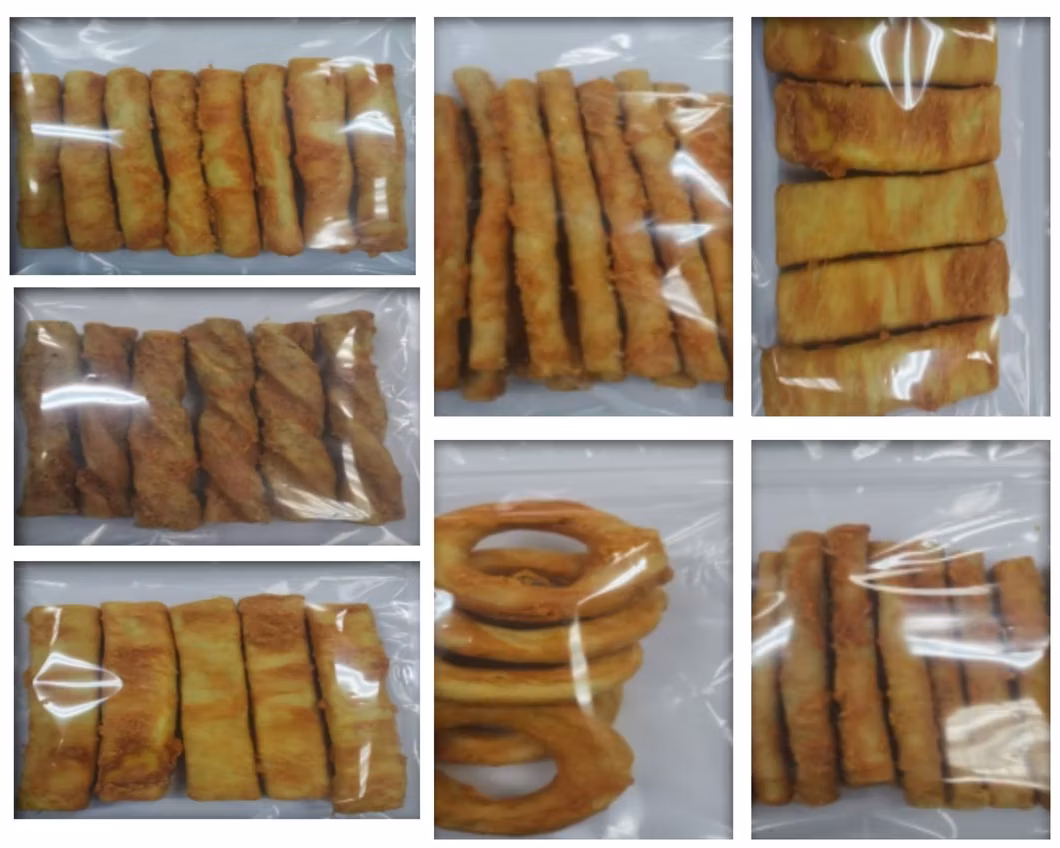 Wholesale OEM Private Label Compound Rawhideflat Bar with Chicken Training Rewards