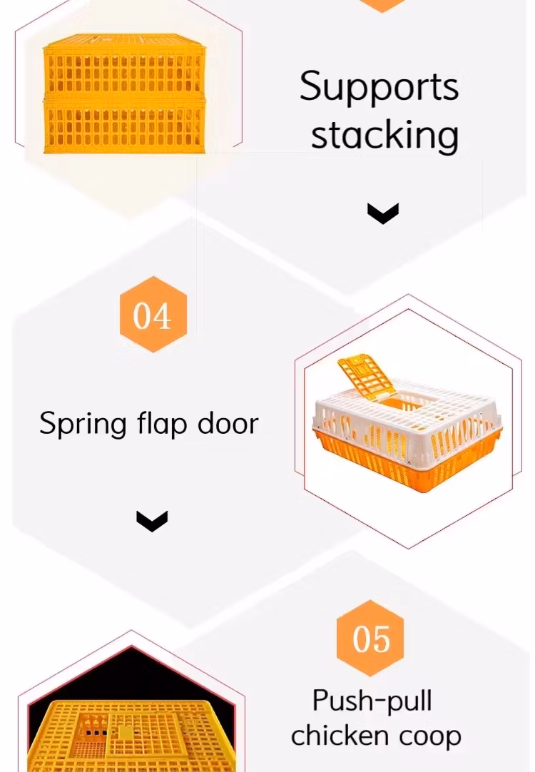 Commercial Farming Live Chicken Transport Cage Poultry Transport Crate for Sale
