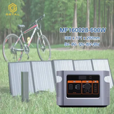 Wireless Rechargeable Solar Energy Battery 448wh 600W Outdoor Storage