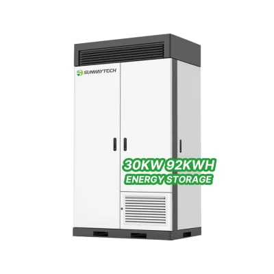 Factory Outdoor Cabinet LFP LiFePO4 Battery Industrial and Commercial <a href='/energy-storage-system/'>Energy Storage System</a>s Bess Ess 30kw 92kwh