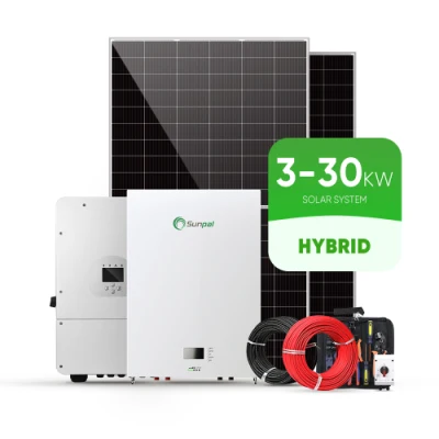 All In One Solar Panels Off Grid System 8Kw 10Kw 12Kw Hybrid <a href='/energy-storage-system/'>Energy Storage System</a> For Outdoor