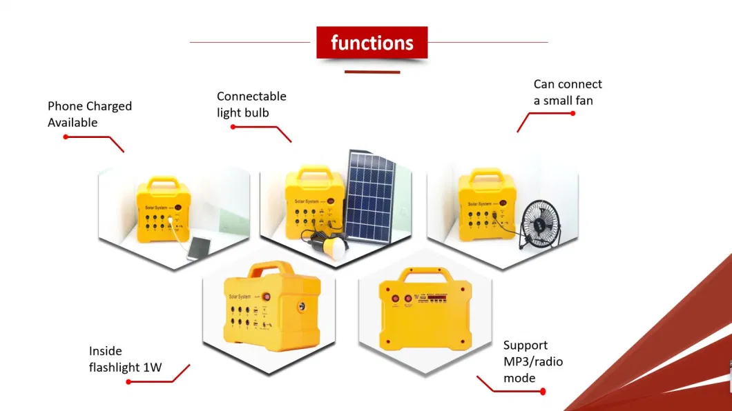 PV Panel Storage Systems Kits Solar Energy Power System for Home Outdoor Camping Hiking Fishing