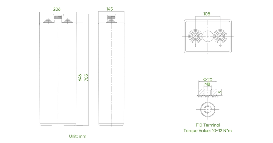 Sail Solar Opzs Battery Energy Storage 2V600ah for Electrical Power Facility