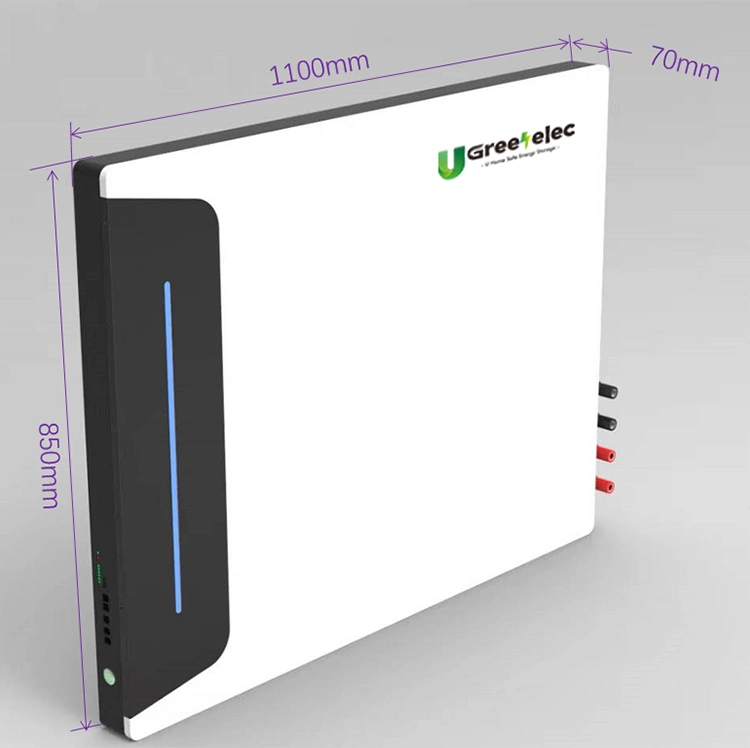 U-Greenelec 51.2V LiFePO4 Lithium Ion Battery 48V 5kwh 48V 100ah LiFePO4 Battery Power Bank Storage 200ah