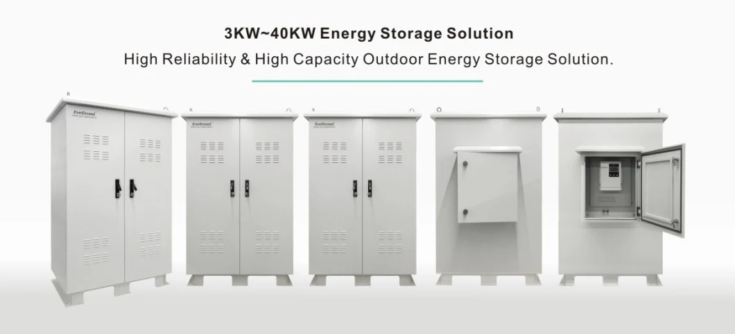 Everexceed Outdoor Power System 40kwh Energy Storage Solution with Factory Price