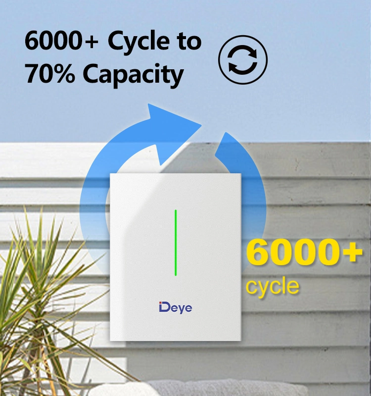 Deye Ess RW-F10.2 Scalable Capacity 200ah LiFePO4 Battery Solar System with Battery Energy Storage