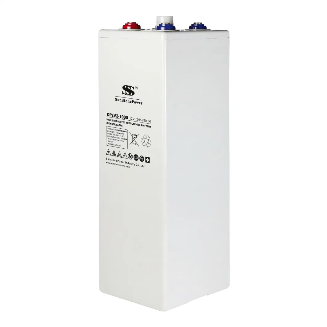 Solar Battery 2V 1500ah Opzv Battery for UPS Energy Storage