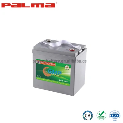 Palma AGM/Gel Batería 12V batería AGM China fabricantes Gc8-165s Batería Recargable de plomo ácido mejores baterías de carros de golf