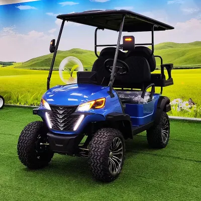 China Fabricante de nuevo diseño 4 asientos Sightseeing Bus Club Cart plomo ácido/batería de litio 48V/60V/72V 2, 4, 6, 8, 10 asientos/asientos Hunting Golf Cart