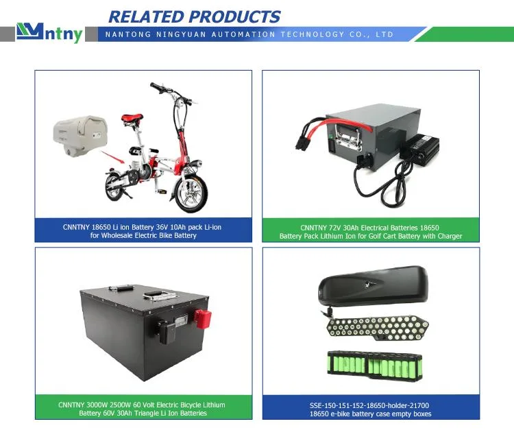 Cnntny High Quality 60V 50ah Lithium Electric Scooter Battery Pack