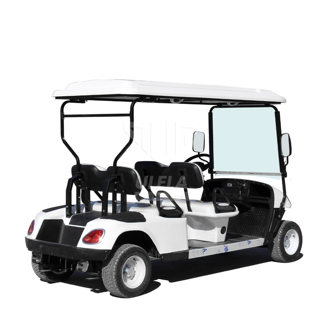 Ulela Electric Golf Cart Dealer 4.5kw/5kw Power Golf Carts off Road China 4 Seater 36 Volt Battery Lithium Golf Cart