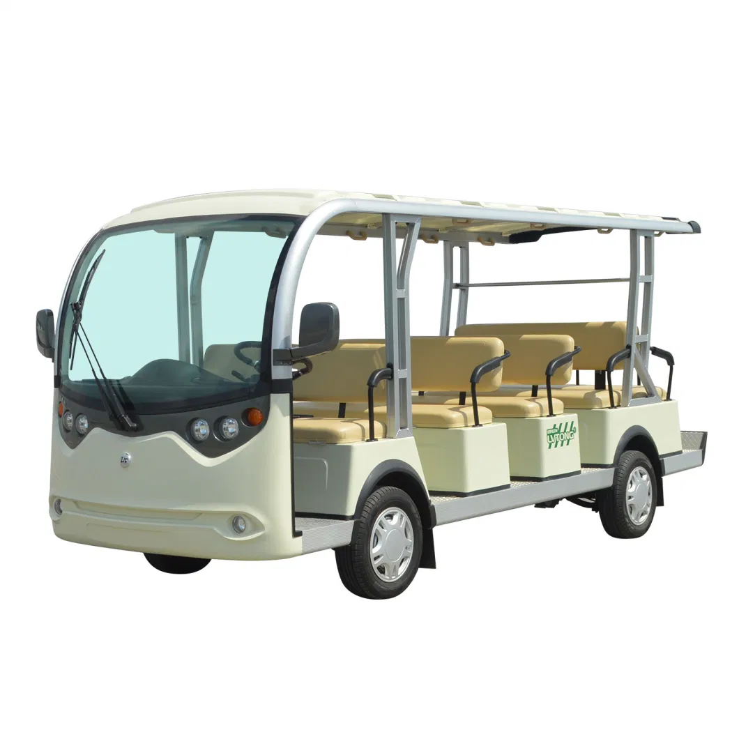 Stable Quality Long Durability Buggy/Golf Carts 14 Seater Electric Sightseeing Car Battery Sale