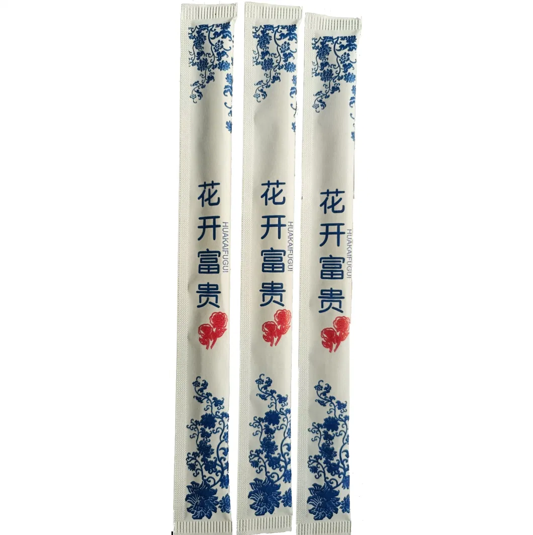 Environmentally Friendly Paper Package with Custom Logo Reusable Bamboo Chopsticks Packing Machine