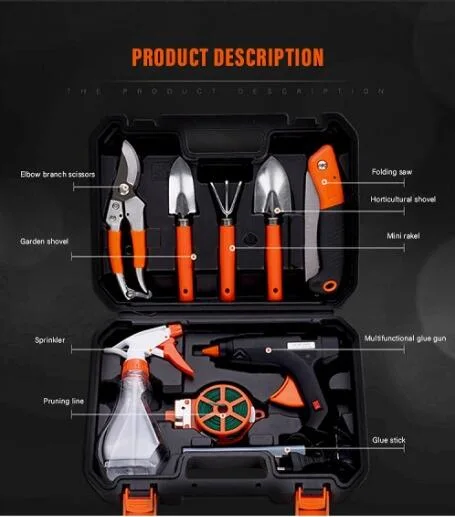 Hardware Toolbox Garden Tools Combination Set Set Electric Glue Gun Set Garden Tools Custom Log