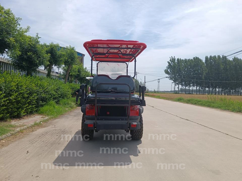 MMC 2 Row 4 Seater 72V 4kw 5kw 7kw Lithium Ion Battery Electric Lifted off Road Golf Carts with Solar Panel