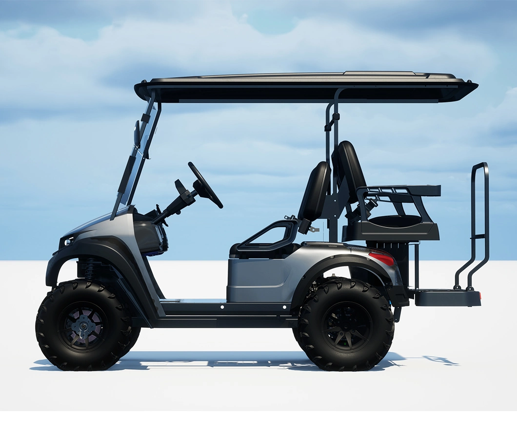 48/72V Exclusive Style Aerfa-3 Modern Fashion 2023 Brand New Design 4 Seat Sightseeing Bus Club Car Electric Lithium Battery Golf Buggy Hunting Cart with CE DOT