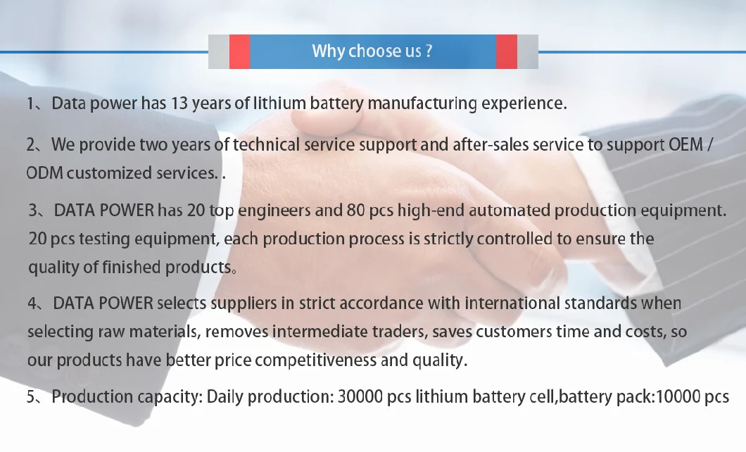 Manufacturer Supply Li Ion 48V 10ah 15ah 20ah LiFePO4 18650 Lithium Ion Battery Pack for Electric Forklift/Electric Motorcycles/Electric Boats