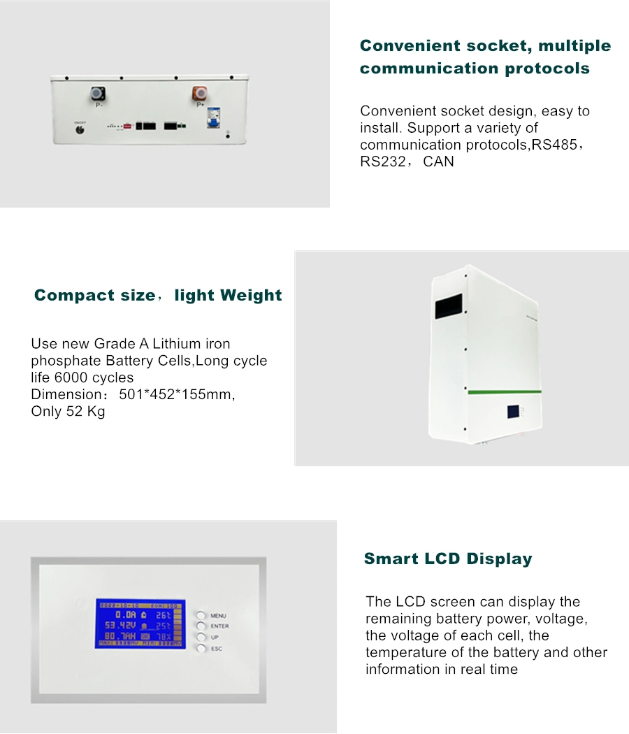 Battery Pack Energy Storage Home Modular Outdoor Energy Storage System