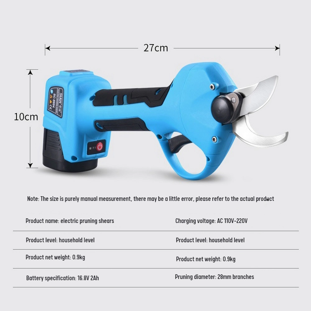 Sk5 Cordless Prunercutting-Blade Electric Pruning Shear Efficient Fruit Tree Cutting-Blade Bonsai Pruning Garden Tool Cordless Electric Scissors