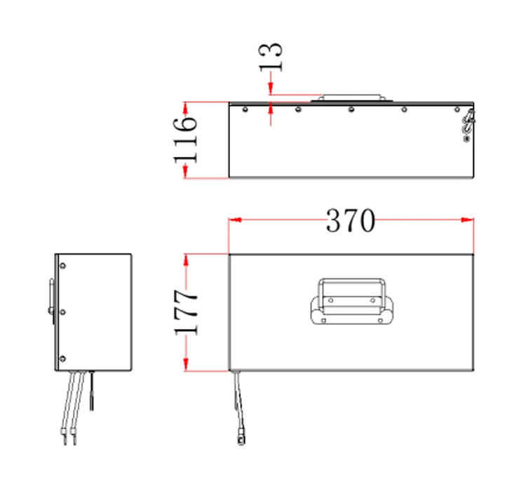 U-Greenelec 25.6V50ah LiFePO4 Battery Energy Storage for Agv