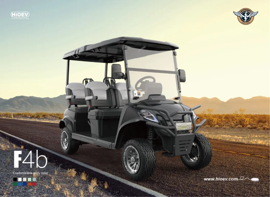 China Factory Hot Sale 4 Passenger Hio F4b 48V Lithium Battery Electric Golf Carts with Best Price