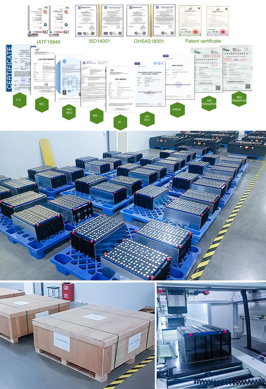 OEM Available Cts Lithium Ion 15kwh 30kwh E-Tractor Battery