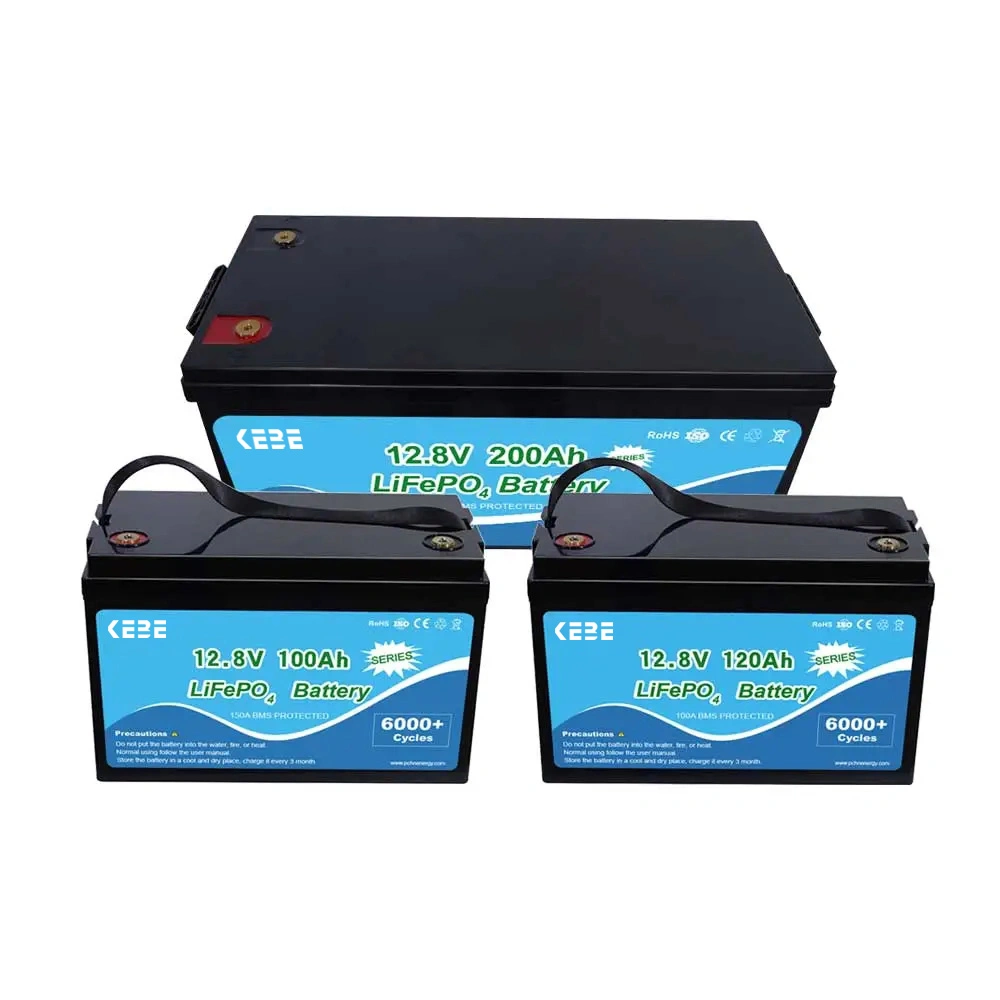 Best Lithium Battery 12V 200ah Factory Solar LFP Battery 10 Years Warranty 8000 Cycle Times Life Waterproof Used by Yacht RV Tool Golf Cart Touring Car Lithium