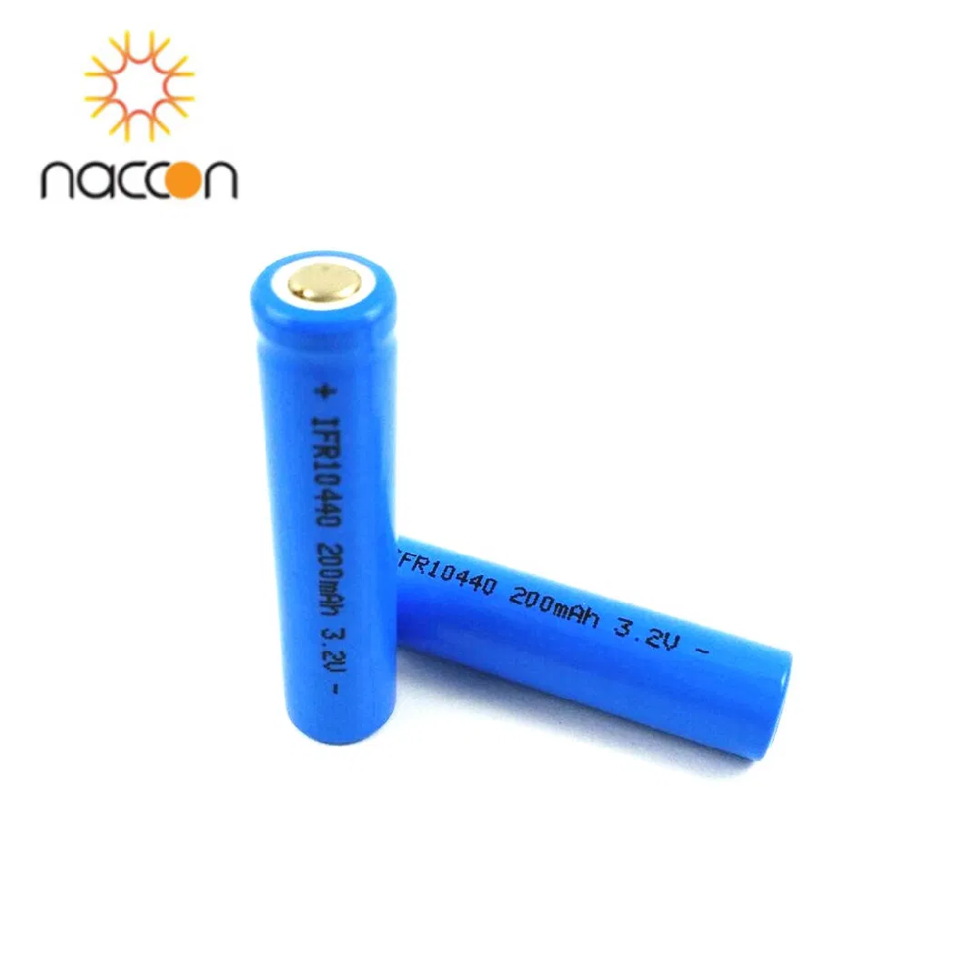 Hight Top 10440 Battery Ifr 10440 3.2V LiFePO4 Battery 200mAh AAA Li-ion Battery Without Wires