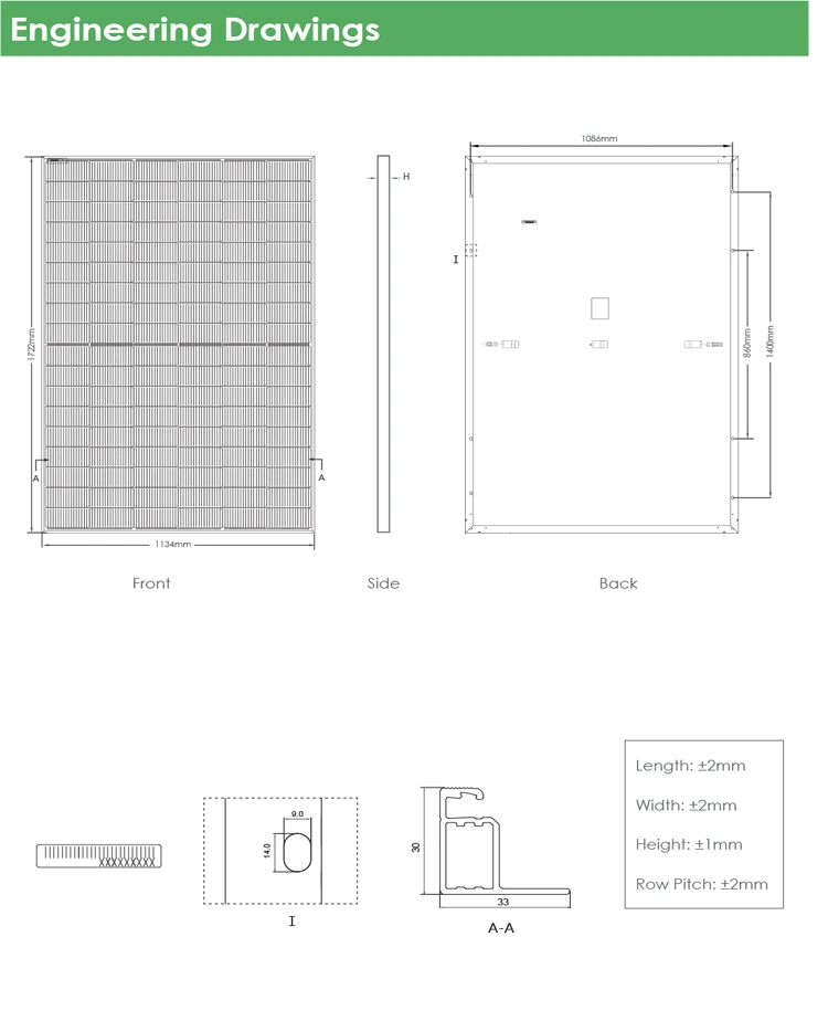 Light Industry 108 Monocrystalline Cells Jinko Solar Energy 445W Tiger Neo N-Type 54hl4r- (V)