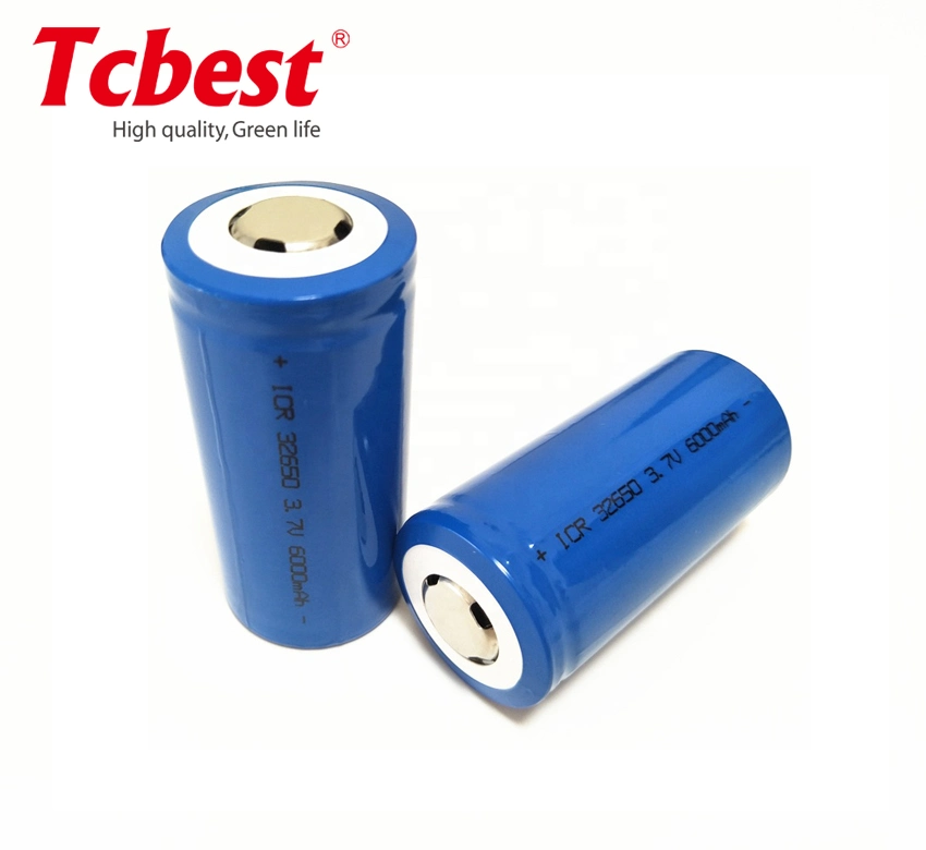 Manufacturer/Factory Price Li-Fepo4 Lithium Battery Icr32650 6000mAh From Tcbest Rechargeable Bateria Baterias for RV/Solar/Energy Storage/Power Banks/Golf Cart