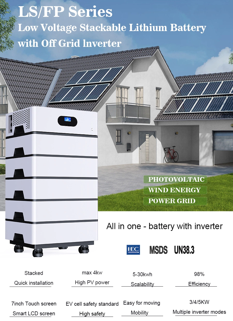 Cts All in One Lithium Battery 48V 10kwh Stacked Module Energy Storage