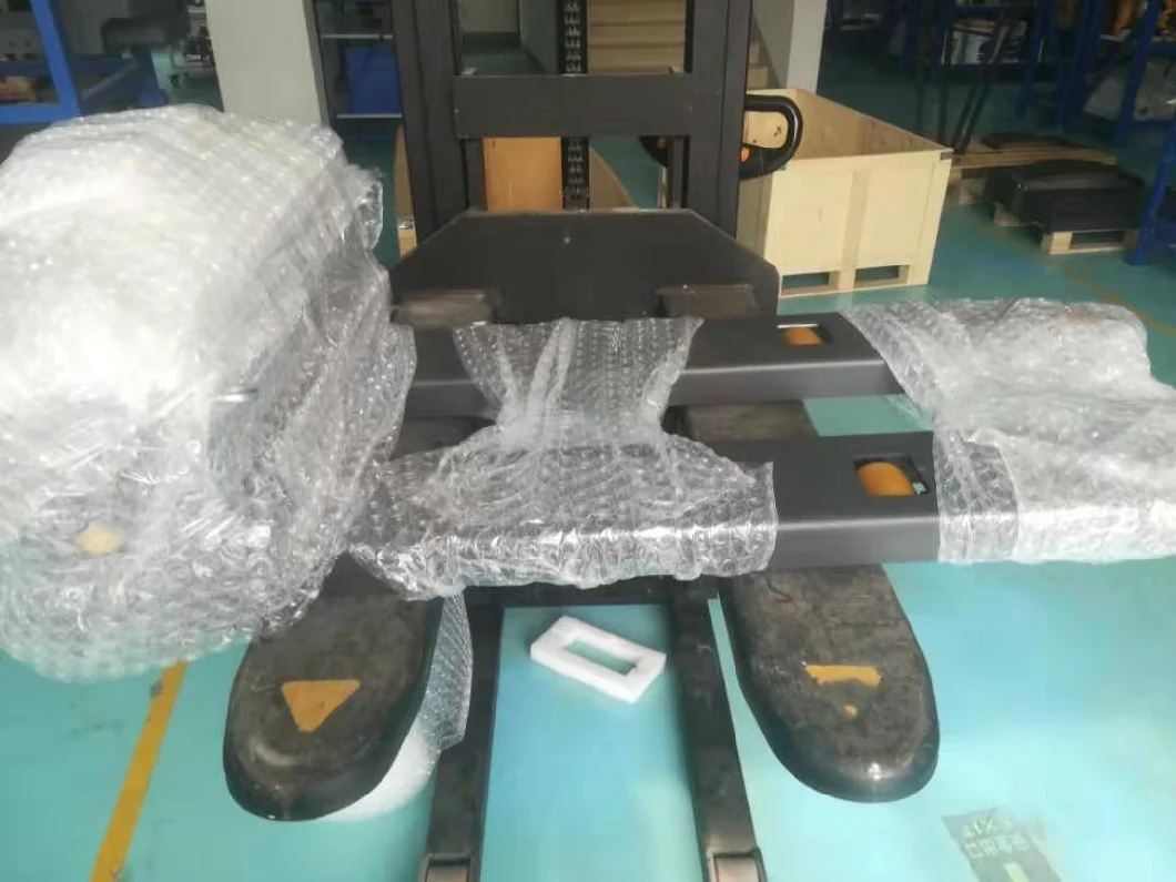 500kg Battery Pallet Truck Agv Forklift China Worked in Supermarket Shelf